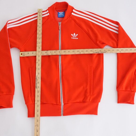 Adidas Originals Firebird Track Jacket Red White Striped Retro Sportycore S - Picture 3 of 10